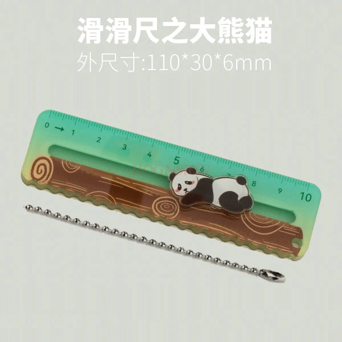 1pcs Animal World series slide ruler palm ruler mini panda acrylic ruler for students