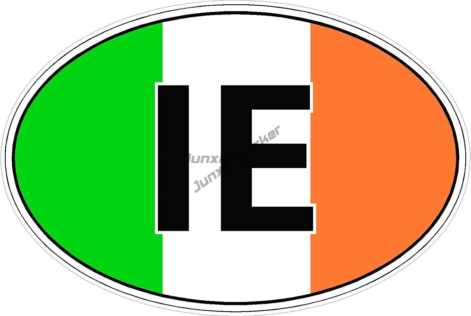 Ireland IRE Flag Luck Clover Sticker for Covered Scratch Decorate Motorcycle Wall Room Camper Van Bicycle Truck Van Helmet