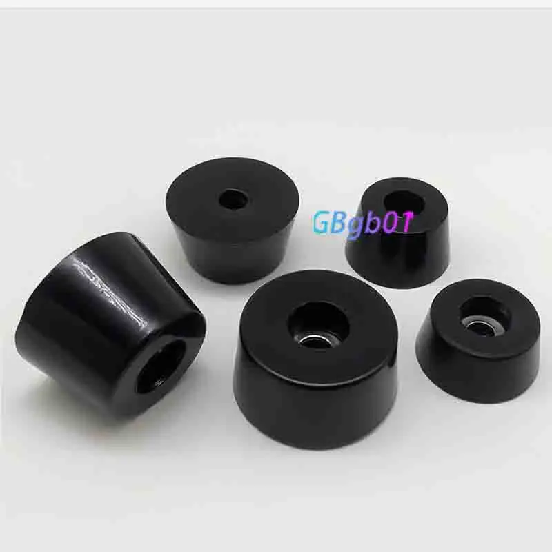 11-50mm Anti-Skid Rubber Feet with Washers–Conical Design for Height Raising,Shock Absorption,Suitable for Furniture