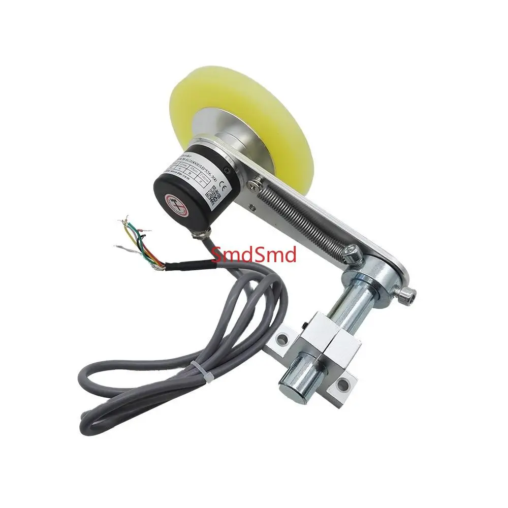 CALT GHW38-06G300BMC526-300 encoder wheel 300mm with mounting bracket for conveyor belt NPN Output