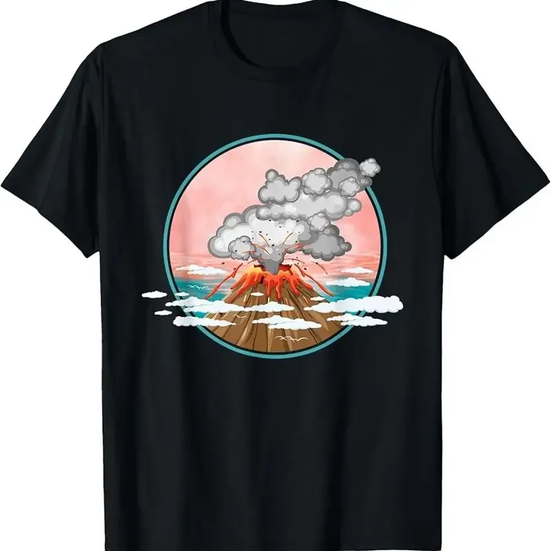 Éruption volcanique - T-shirt pour géophysicien, géographe, volcanologue