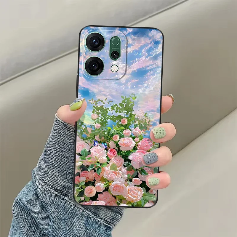For Oppo Reno 14 14 Pro 5G Phone Case Marble Soft Matte Silicone Back Cover For Oppo Reno14 Reno14Pro Cases Cover Fundas Coque