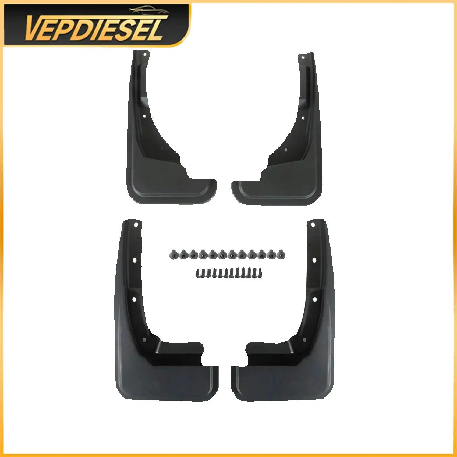 

FZ456789 Mud Flap Splash Guard 4Pcs Set for Ford Maverick 2022 2023 Easy Installation