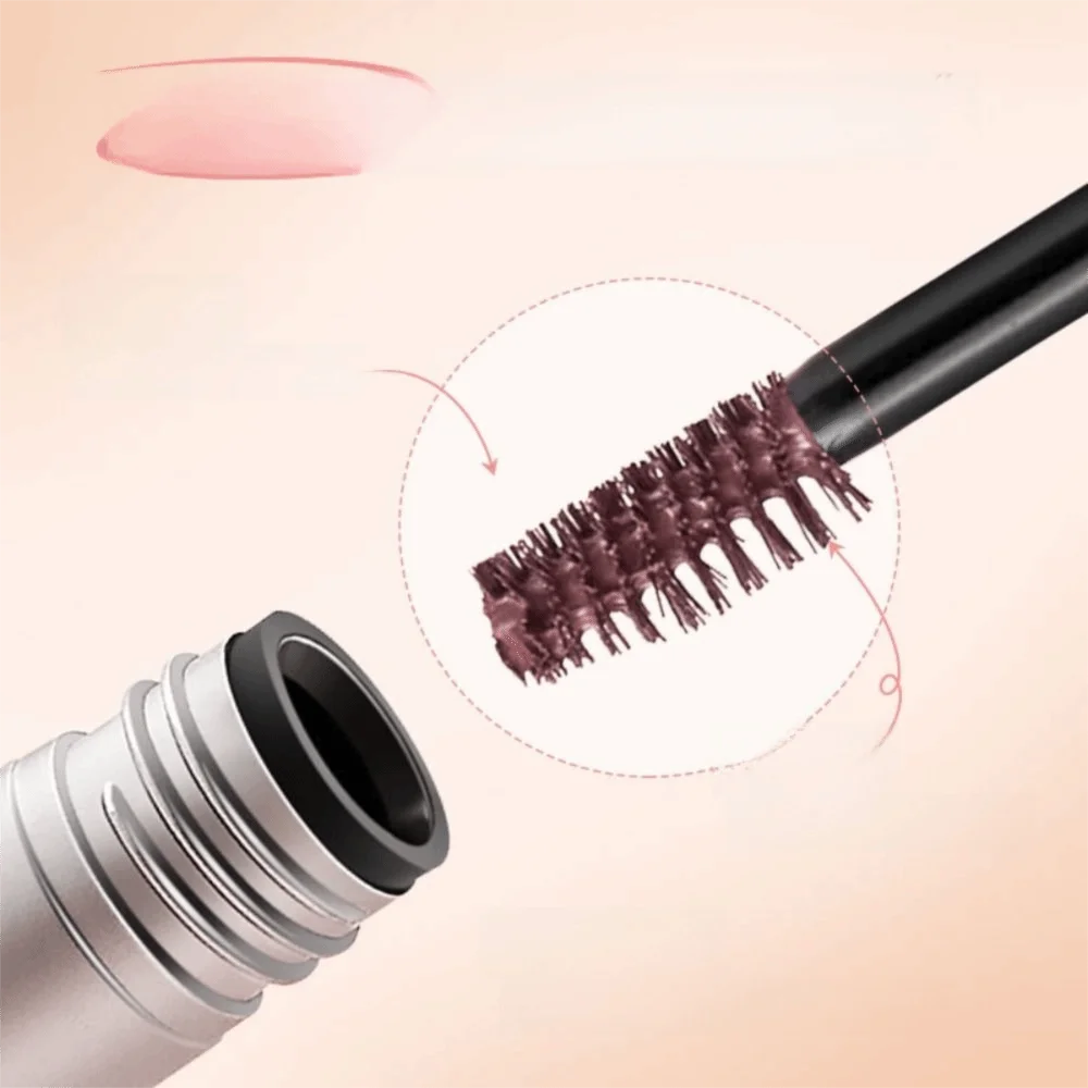 Creme de tintura de sobrancelha natural de longa duração com escova dobrável lápis de tintura de sobrancelha à prova d'água à prova de suor cosméticos