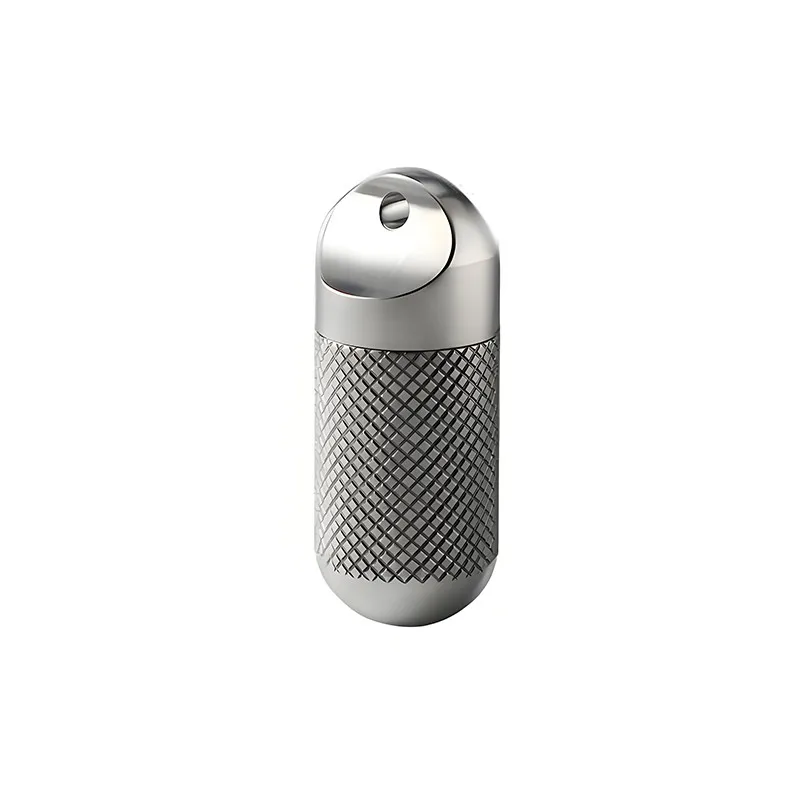 Titanium Alloy Mini Seal Bottle Multilayer Waterproof Storage Container Seal Bottle Keychain Travel Sealed Capsule