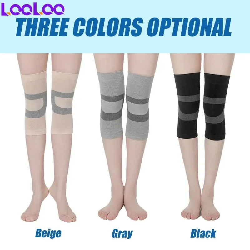 1Pair Summer Thin Knee Pads Socks Men Women Silk Knee Sleeve Cold Knee Sleeve For Fitness Running Cycling Arthritis Pain Relief