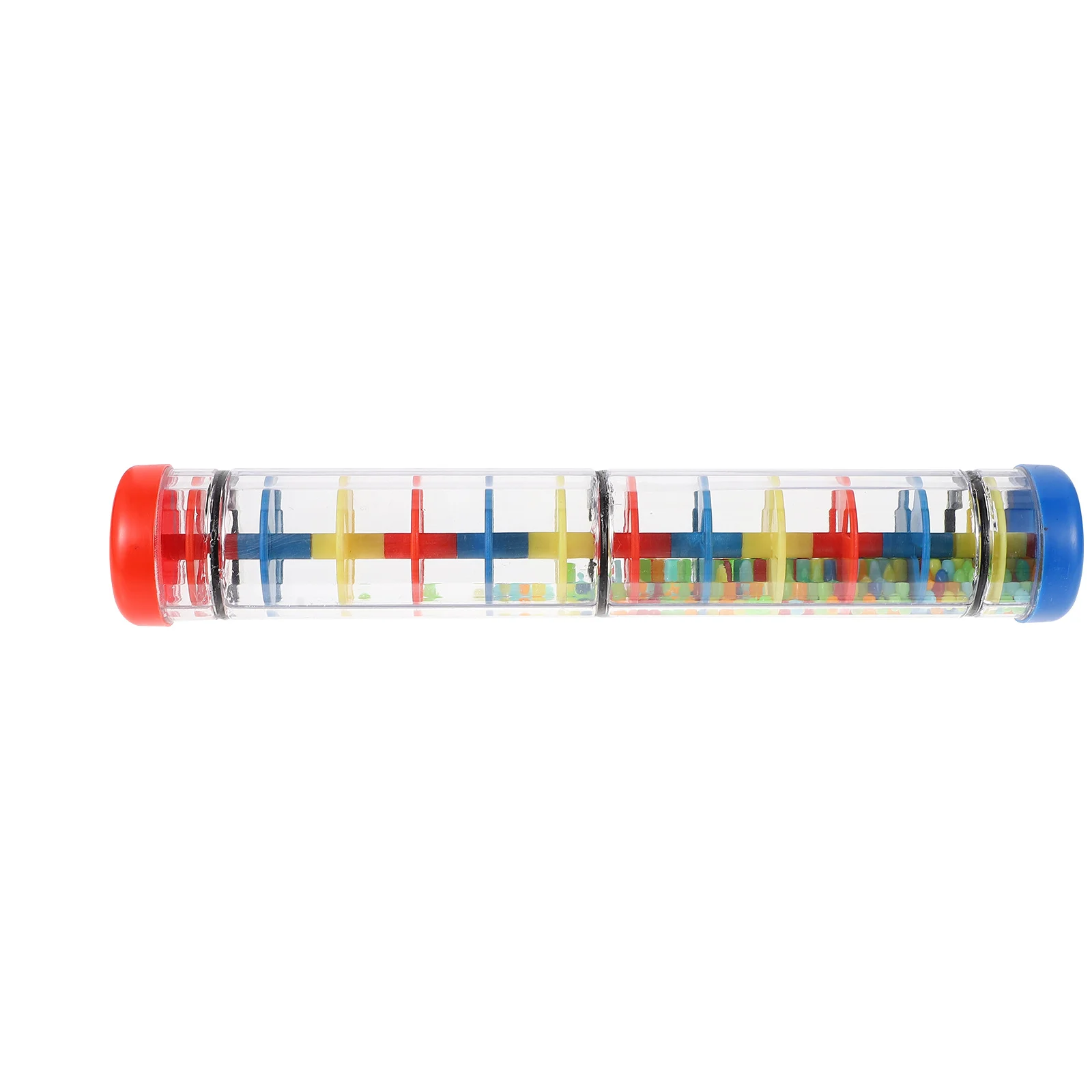 1Pcs Rain Sound Tube Colorful Shake Rattle Baby Sensory Musical Instrument for Early Learning Development Cognitive Play