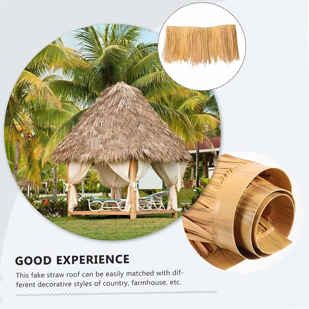 Simulated thatch new style thatch roof thatch long straw roof pavilion grass plastic thatch house