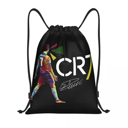 Ronaldo Backpack Drawstring  Bags Gym String Sackpack for Exercise