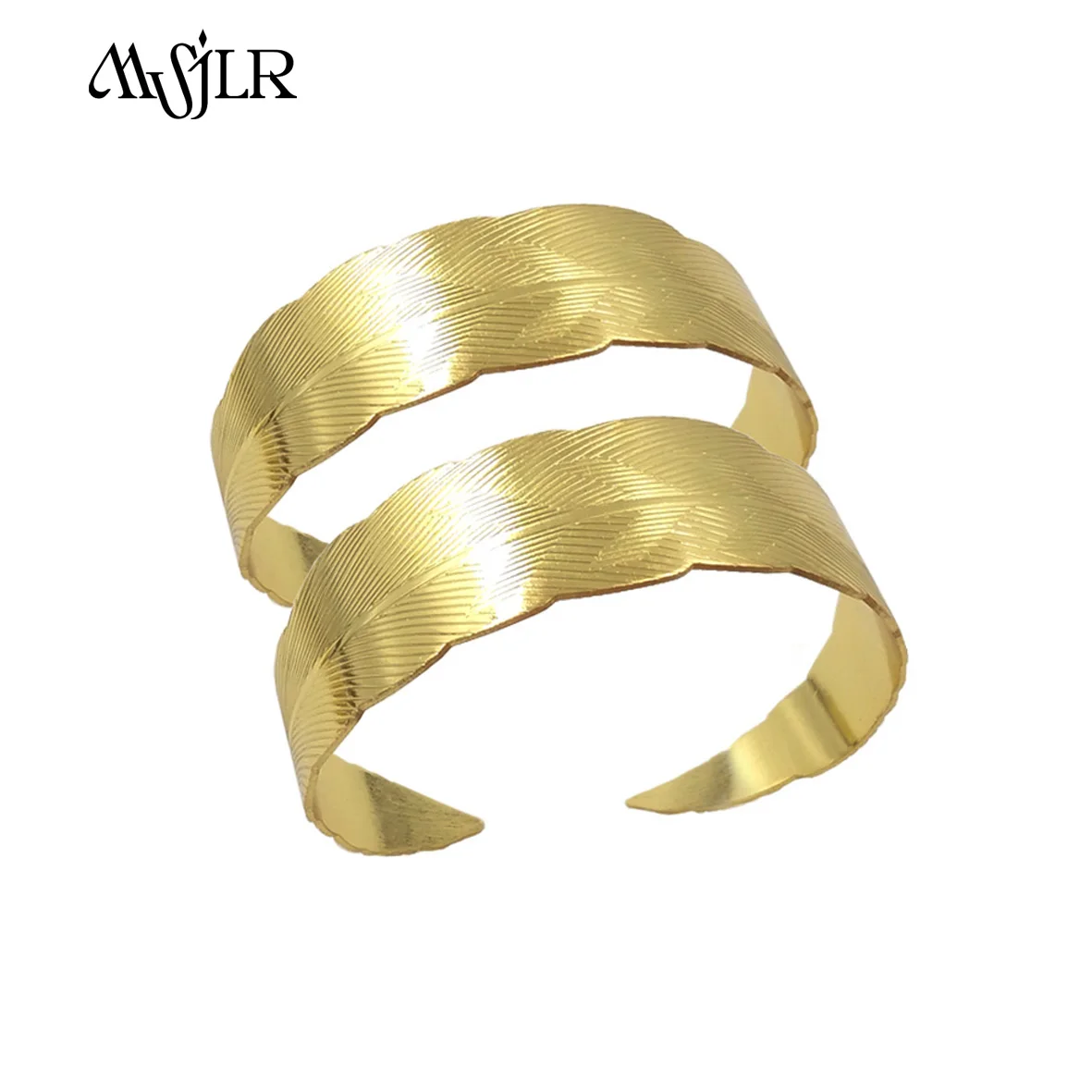 MVB103 Newst Hot Fashion Brass  Bangle  With 18k Real Gold Plated For Women J​ewelry Daily Gifts