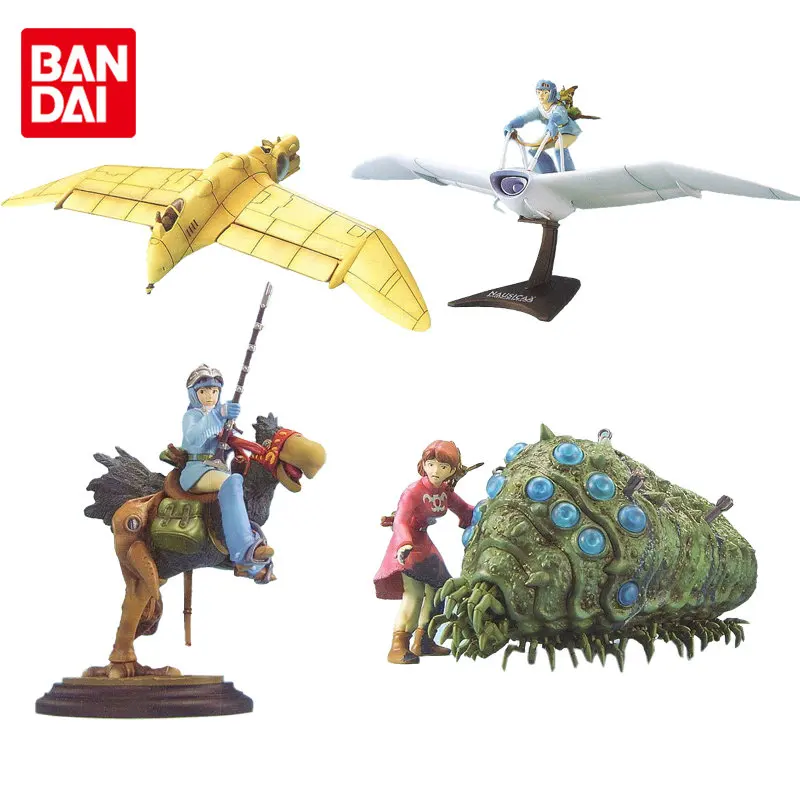 

Bandai Original Nausicaä of The Valley of The Wind Chocobo Glider Laputa Flaptter Anime Action Figure Model Toys Gifts for Kids