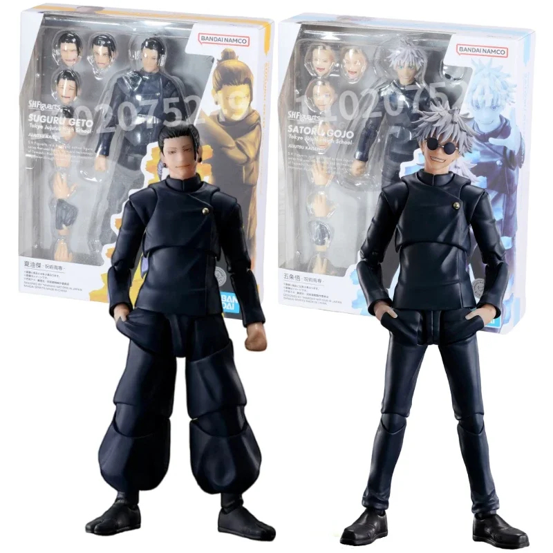 

In Stock Bandai S.H.Figuarts Satoru Gojo -Tokyo Jujutsu High School Suguru Geto Anime Action Figure Toy Model Collection Hobby