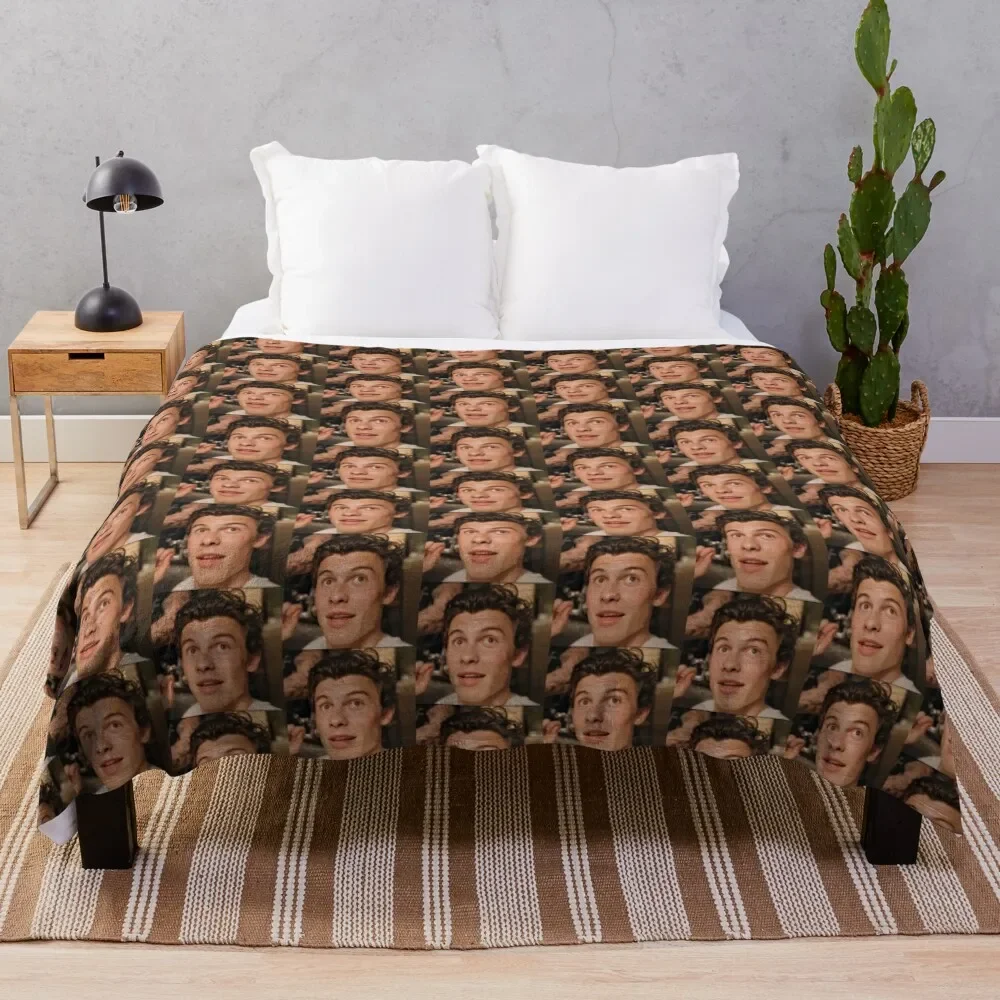 

baby angel Shawn Mendes Throw Blanket