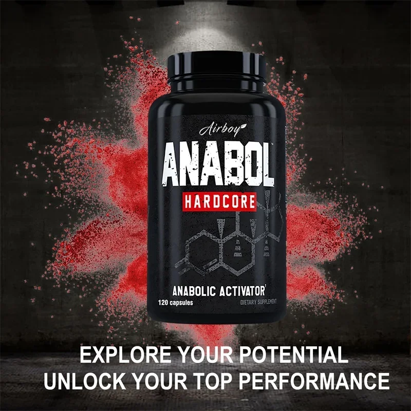 

Anabol Hardcore - Make Your Muscles Bigger, Stronger, Harder & Denser, Promote Muscle Growth, Increase Strength and EnduranceSup