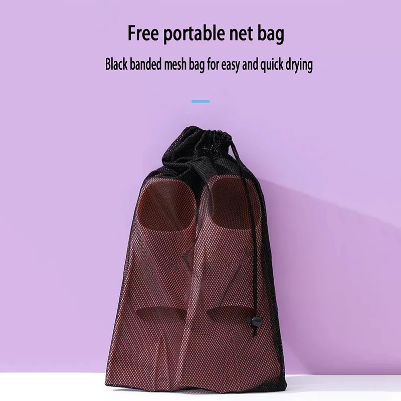 السباحة التدريب زعانف سيليكون المهنية الغوص زعانف قصيرة الرجال النساء غص السباحة زعانف الاطفال الزعانف المعدات مجموعة