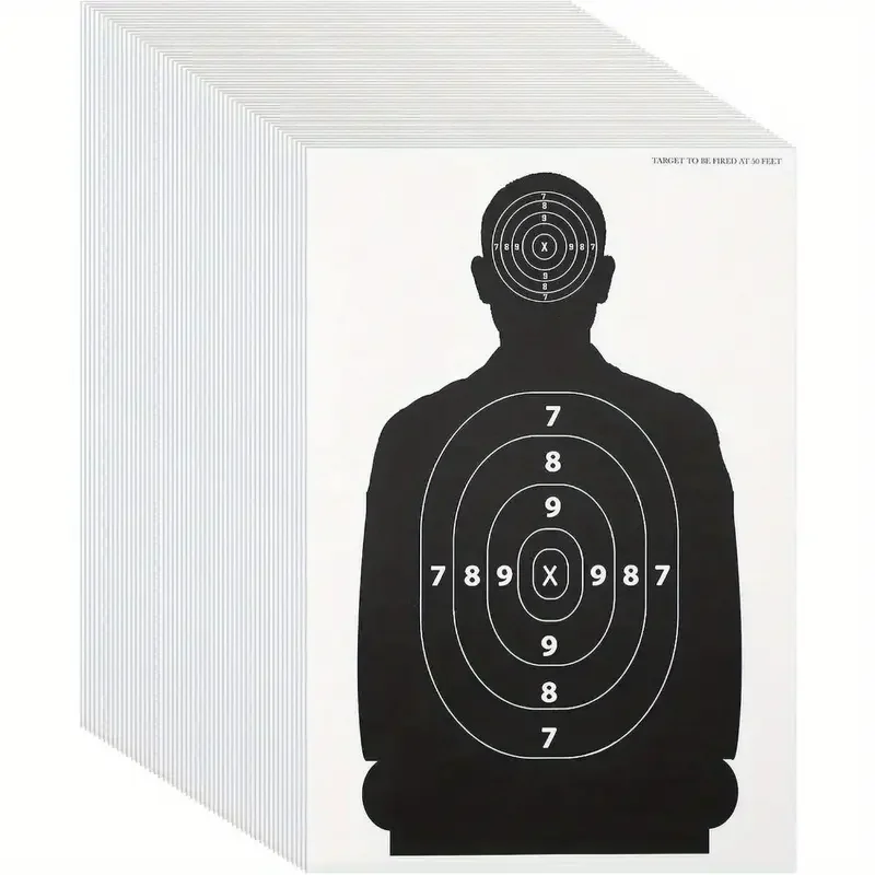 

Archery Target Paper black Silhouette Human Body Shape Darts Catapult Outdoor Sport Practice Shooting Hunting Training parts