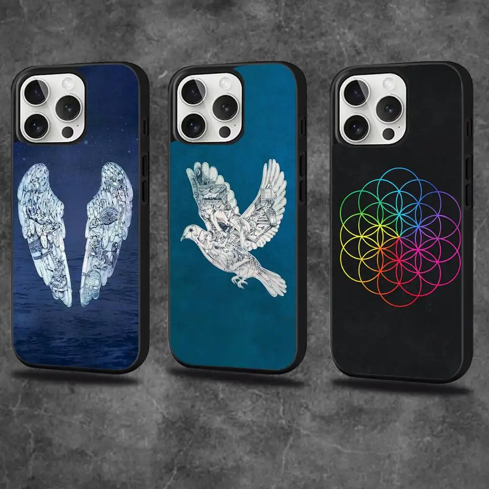 

Band C-Coldplay Phone Case For iPhone 16,15,14,13,12,11,Pro,Max,Plus,Mini,SE4,E Magnetic Magsafe Wireless Charging