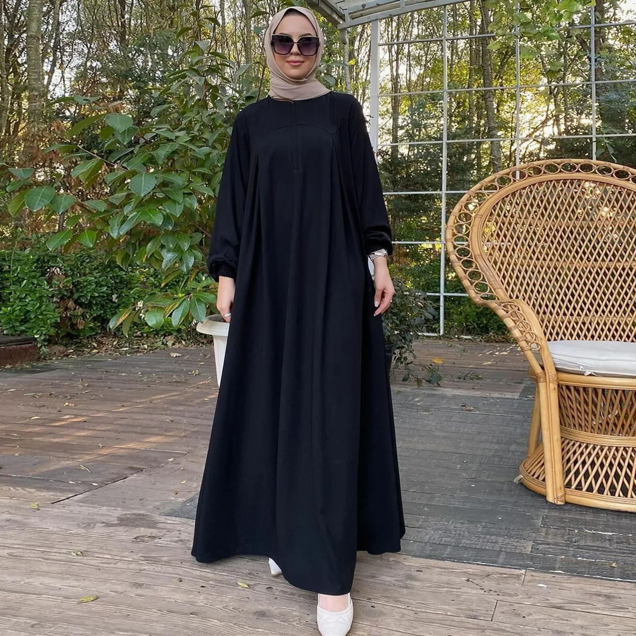 

Длинный свек для арабских девушек, свободный платье Dubai Faion, весна-лето 2023, халат для девочек, этнический сценический костюм, женская одежда