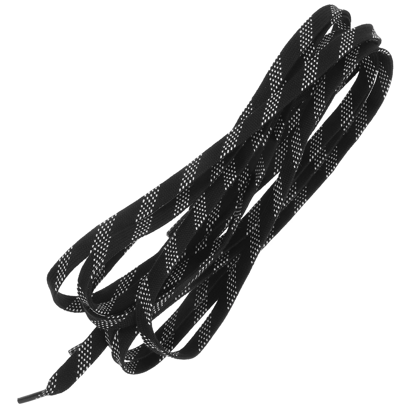 

Hockey Shoelaces for Ice Skate Roller Black Durable Polyester Wear Resistant Suitable Skates Boots TEAM Sports