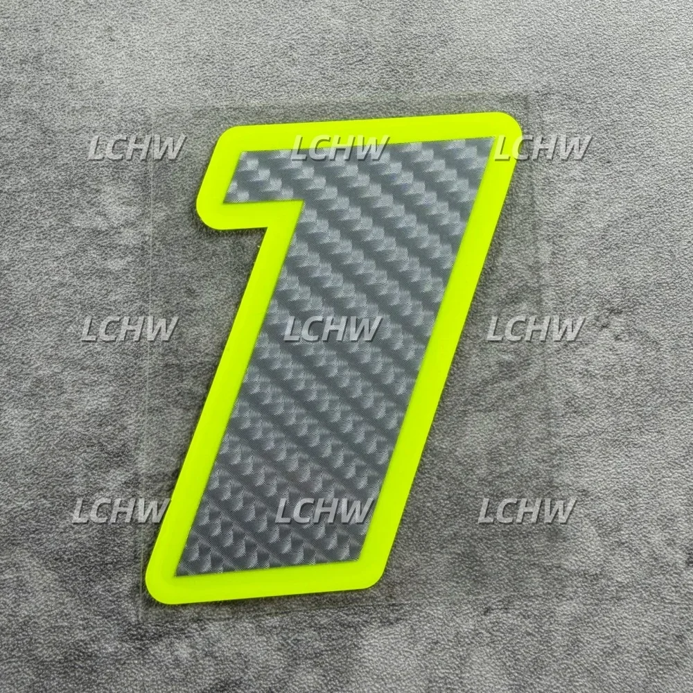 Carbon Grey Racing Number Motorcycle Sticker Motocross Fairing Scooter Helmet Body Car Styling Decal Waterproof