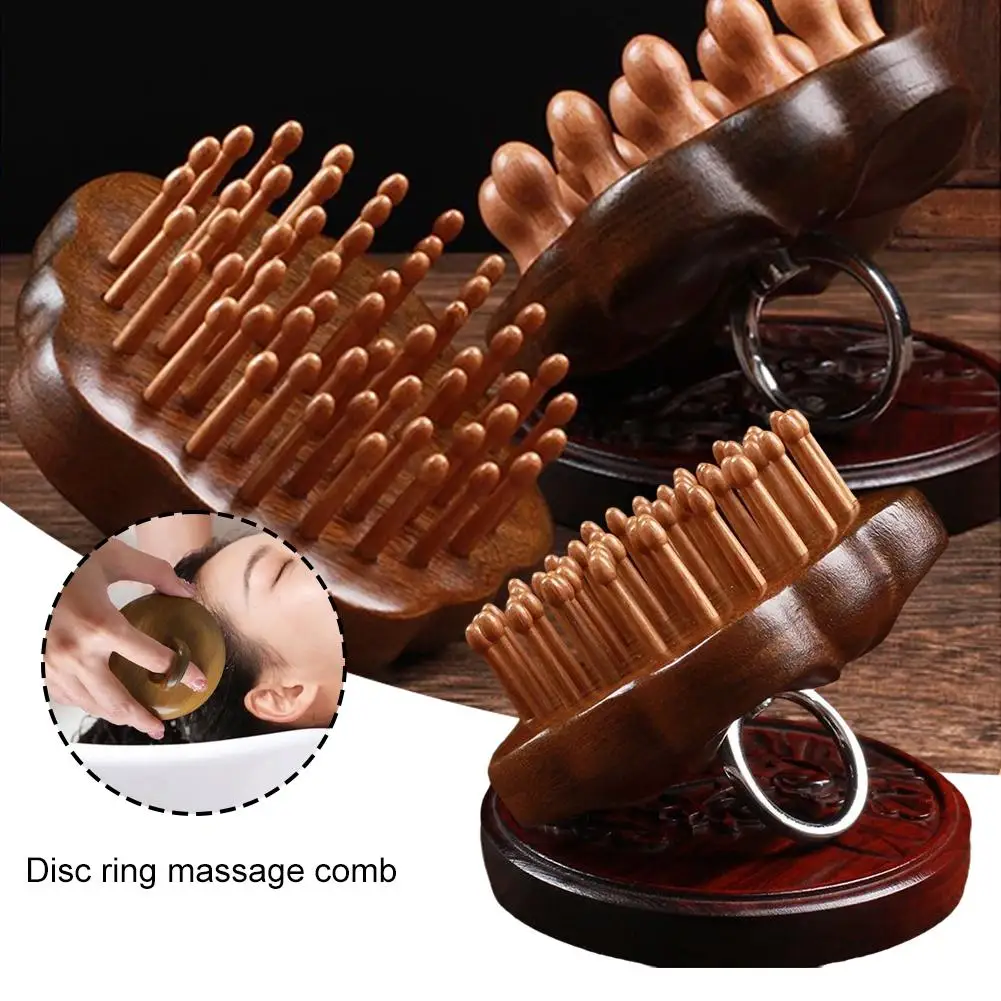 

Multifunctional Massage Comb Anti-Hair Loss Nose Eye Scraping Comb Acupuncture Blood Head Circulation Tooth Comb Wide N1C2