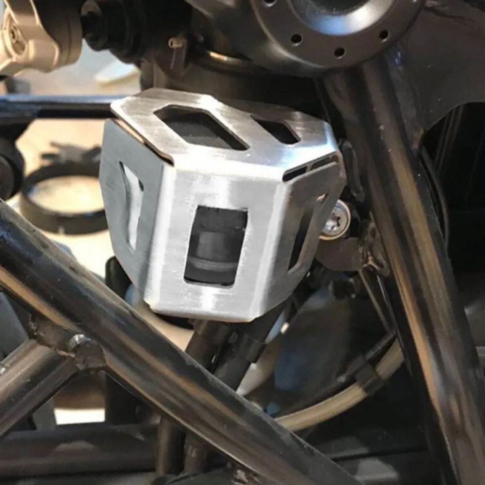 For R nine T R nineT Pure Racer Scrambler Urban G/S R1200GS Adventure CNC Rear Brake Fluid Reservoir Guard Cover Protector