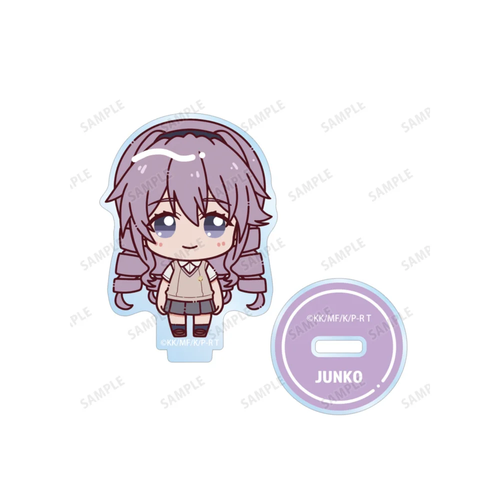 10CM Anime A Certain Scientific Railgun Acrylic Keychain Stand Model Ornament Accessories Goods Christmas Gifts