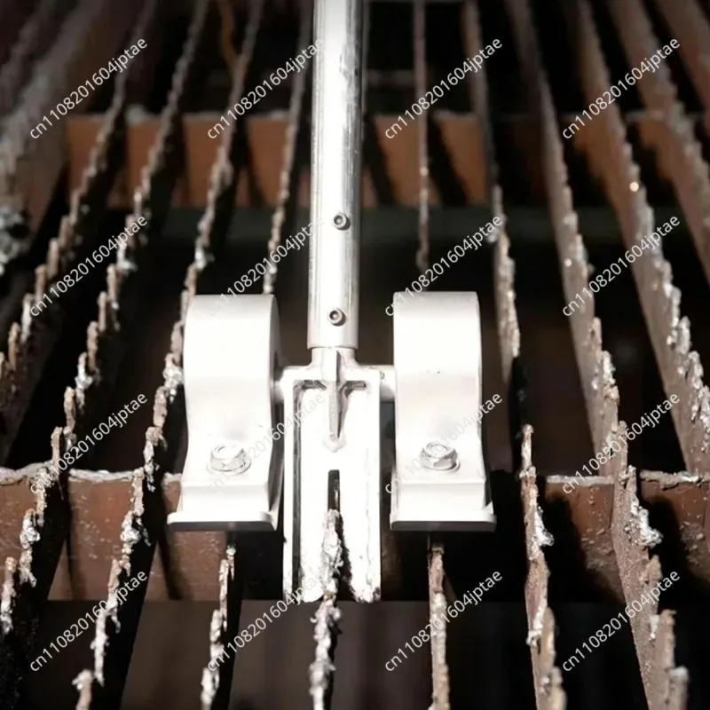 Safety Small Manual Slag Remover with Rack for Laser Cutting Grating Slag Cleaning