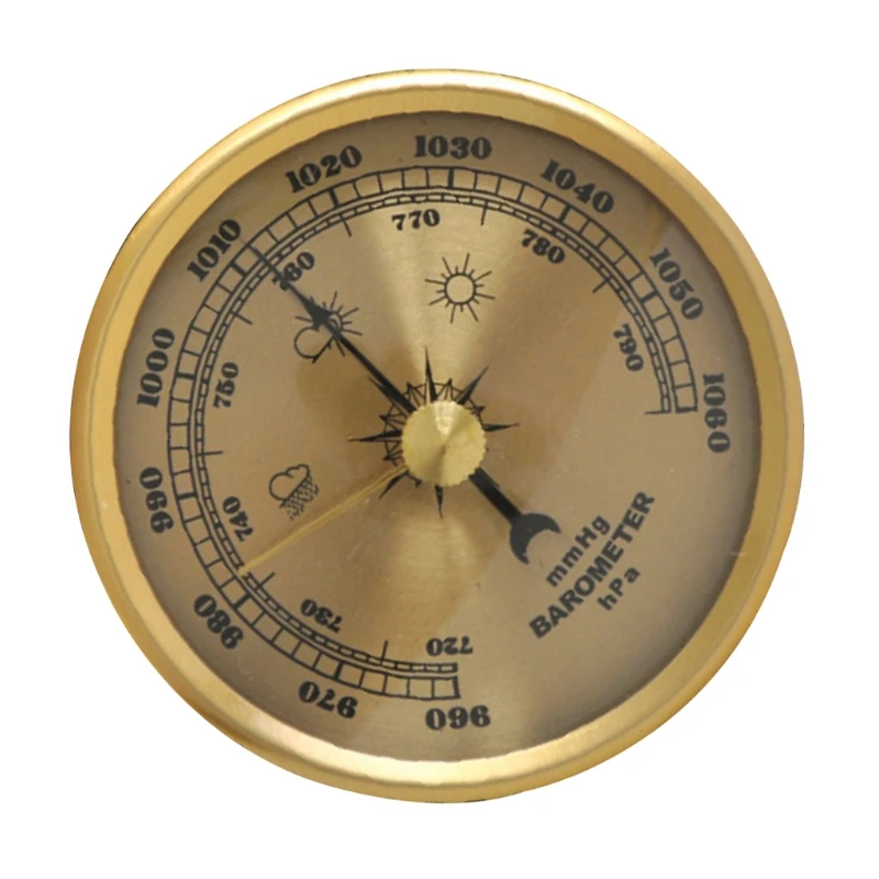 

Q2Q4 Household Barometer Pressure Gauge 70mm Weather Forecasting Instrument for Decorating All Styles of Home Lightweight