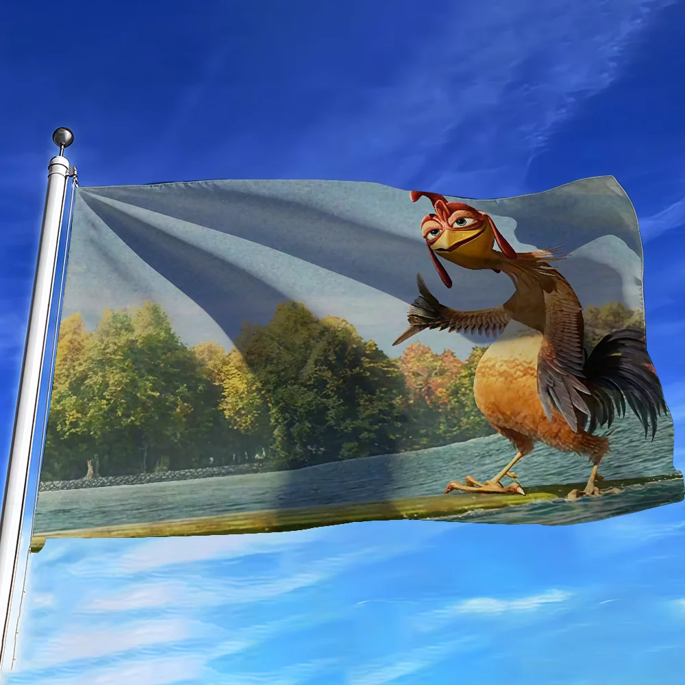 Chicken Joe Surfs Up Funny Meme Abstract Cartoon flag Tapestries Outdoor Parties Bedrooms Living Rooms Dorm Rooms Wall Decor