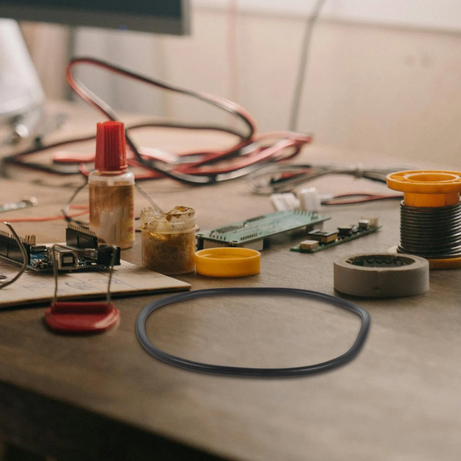 

2Pcs Hand Cranking Generator Belts High Wear Resistance Rubber for Manual Crankshaft Power Generator Efficient Power Supply