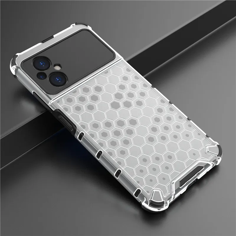 For POCO M5 Case Transparent Hard Back Cover Soft Rugged Bumper Armor Shockproof Phone Case for Xiaomi Poco M5 M5s 4G