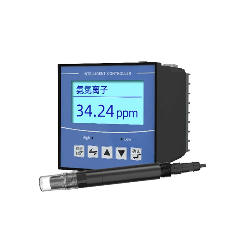 High Precision Online Ammonia Nitrogen Ion Transmitter Industrial Detector for Aquaculture Wastewater & Pharmacy Use