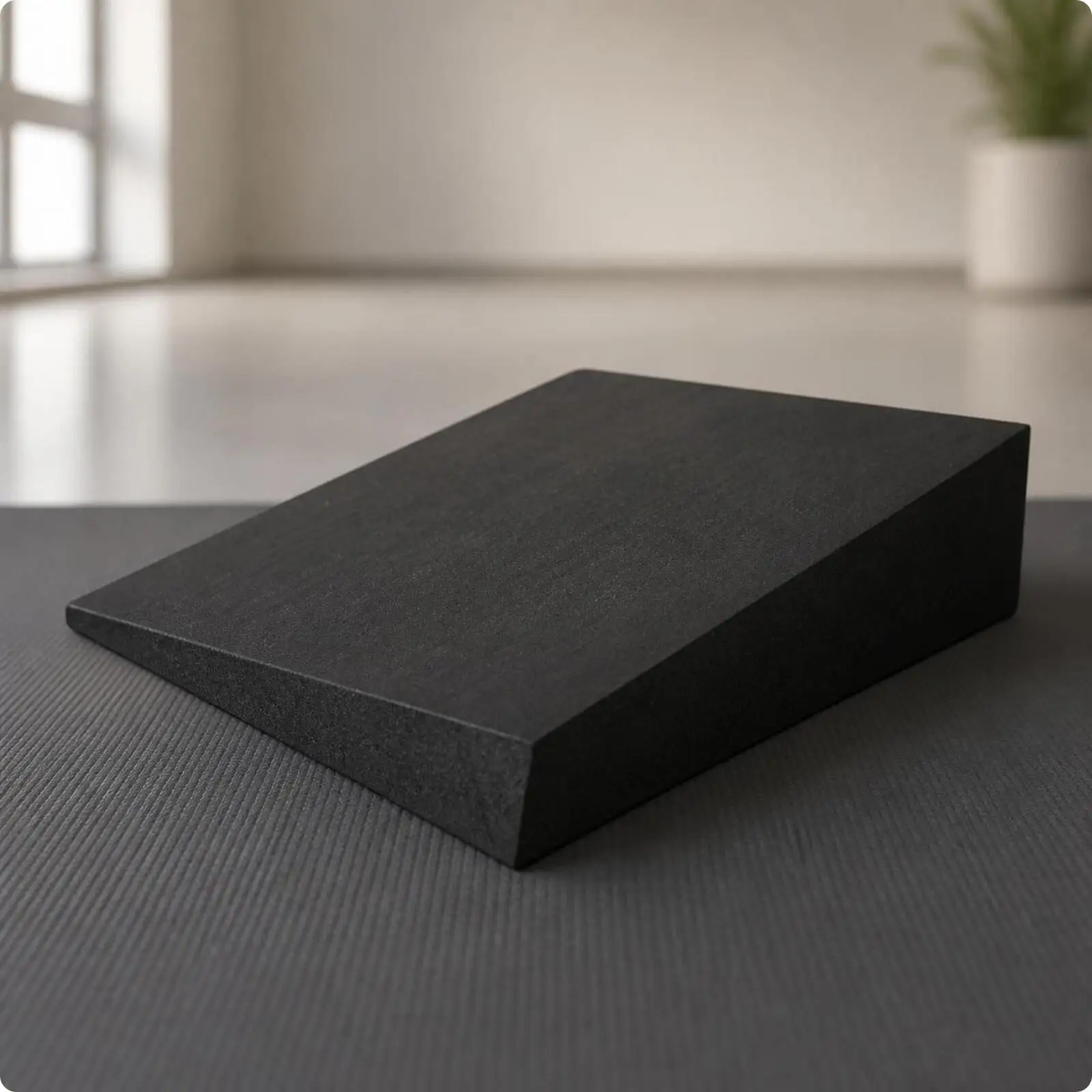Yoga Stretch Board for Home Gym Calf Stretcher EVA Foam Slant Board for Squat Depth Ankle Flexibility Balance Training Wedge