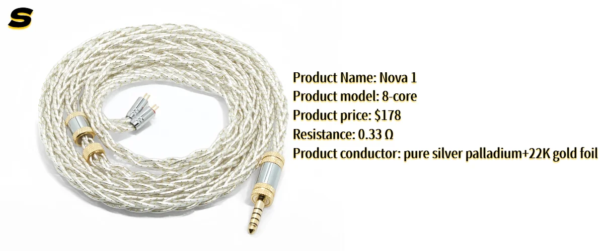 XINHS 2026 16. Jubiläum Fan-Feedback-Aktion Glücks-Kabel 4,4mm Balance 0,78mm 2-Pin HiFi Kopfhörer Upgrade-Kabel – Detail 3