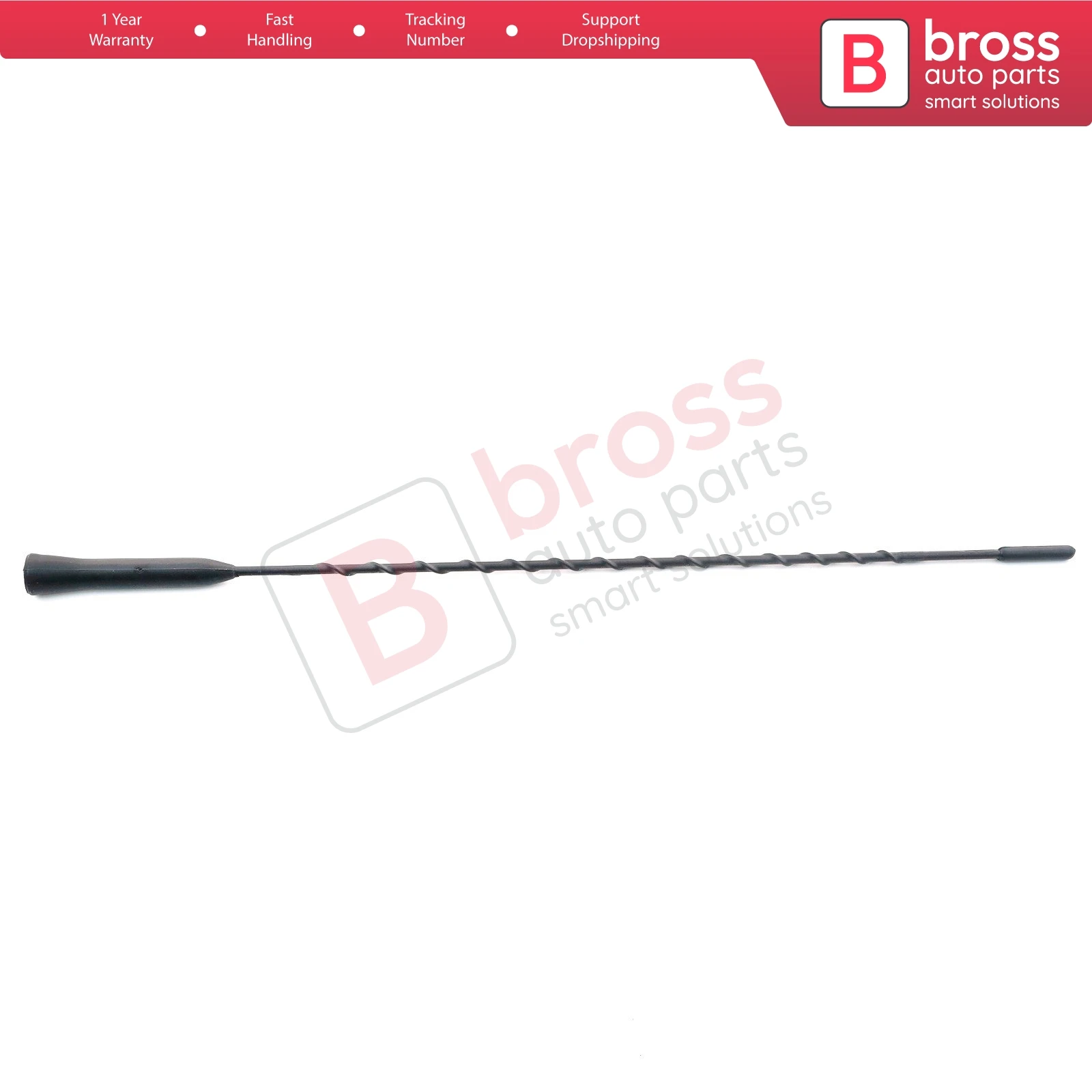 BSP841 Roof Mount Aerial Mast AM FM Radio Antenna Rod Pole  A0028205875 For Mercedes Sprinter MK2 MK3 Freightliner Dodge 410 mm