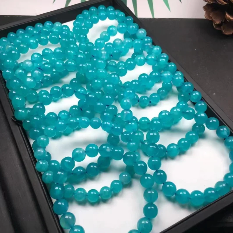 Natural Amazonite Single Ring Bracelet