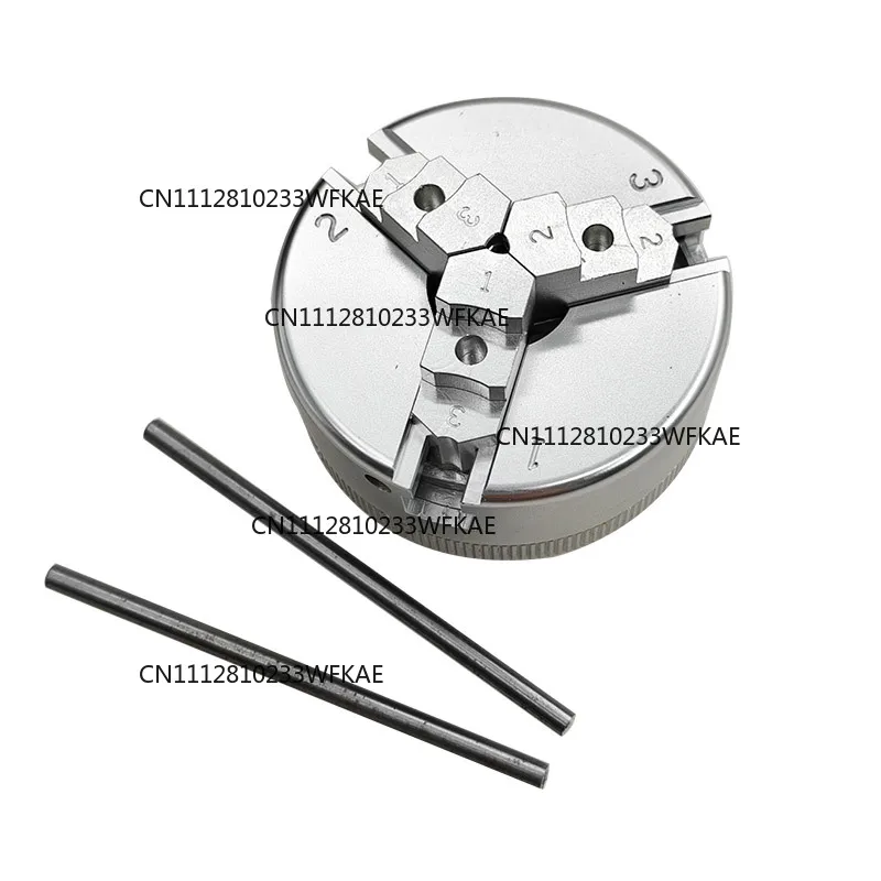 K11-48 48mm Mini 3 Jaw Self-Centering Chuck for Lathe Drill Bench Grinder Woodworking Turning