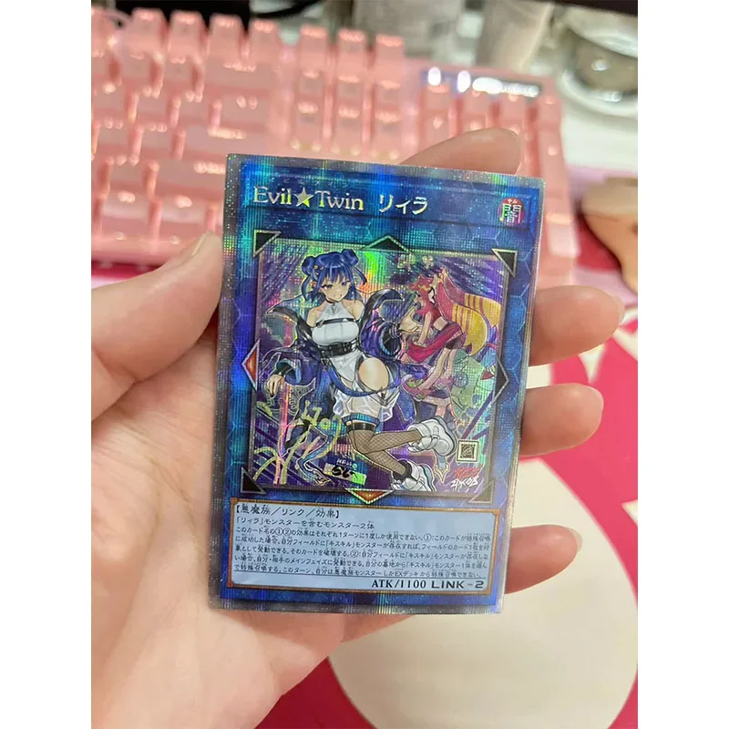 Anime Yu-Gi-Oh DIY ACG Battle Game Collectible Cards Black Magician Girl Blue Eyes White Dragon Toys for boys Birthday Gift