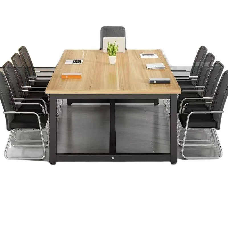 Pindou Dabai training table long table, simple and modern small negotiation meeting table, staff long table training meeting