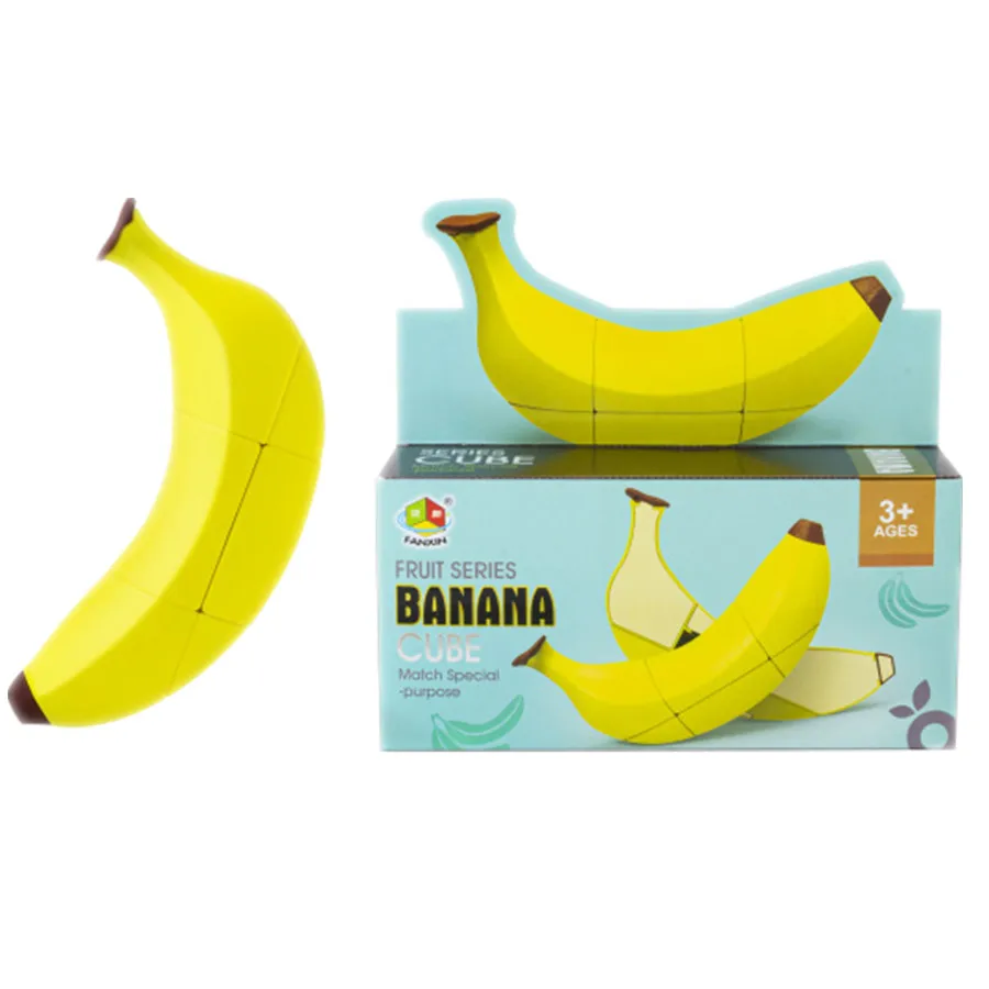 لعبة مكعبات سحرية من الفاكهة الإبداعية ، الموز ، التفاح ، الليمون ، البرتقال ، الكمثرى ، الخوخ ، التعليم المبكر #2