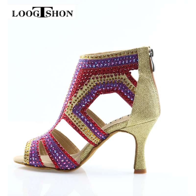 LOOGTSHON Latin water platform dancing shoes woman fashion shoes High Heels Jazz Shoes heels for girls  ladies free shipping