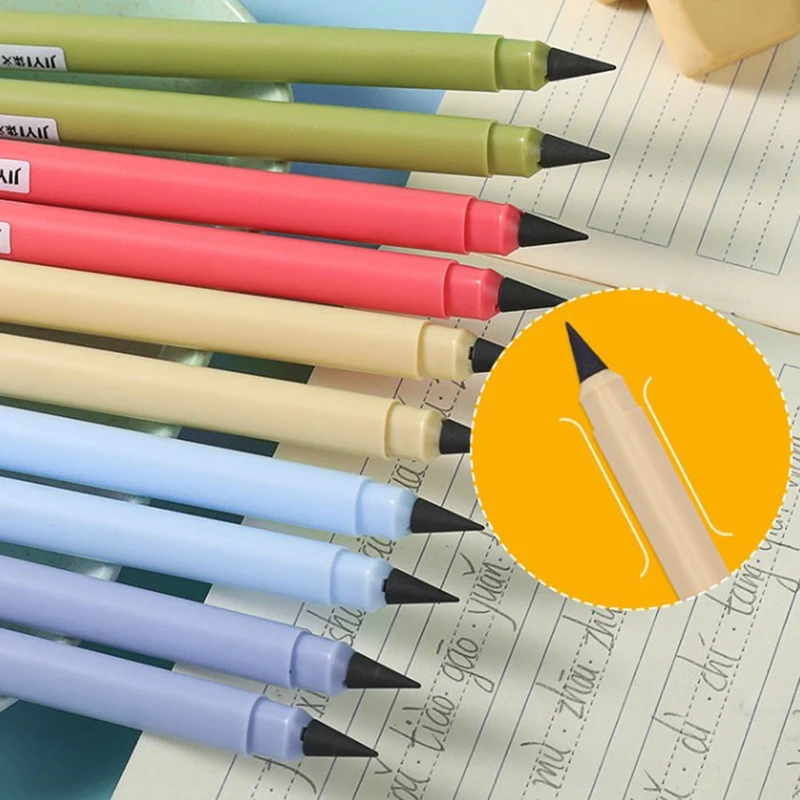 غير محدود الكتابة بدون حبر HB قلم رصاص ، لا الحبر رسم القلم ، اللوحة ، المدرسة ، اللوازم المكتبية ، القرطاسية هدية للطفل ، جديد ، 5 قطعة