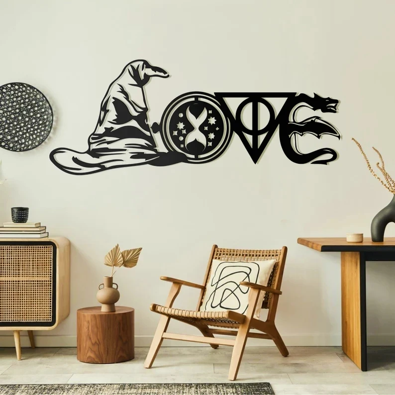 1pc sack symbols creative Personalized name Metal Wall Signs Iron Wall Plaque For Wall Decor