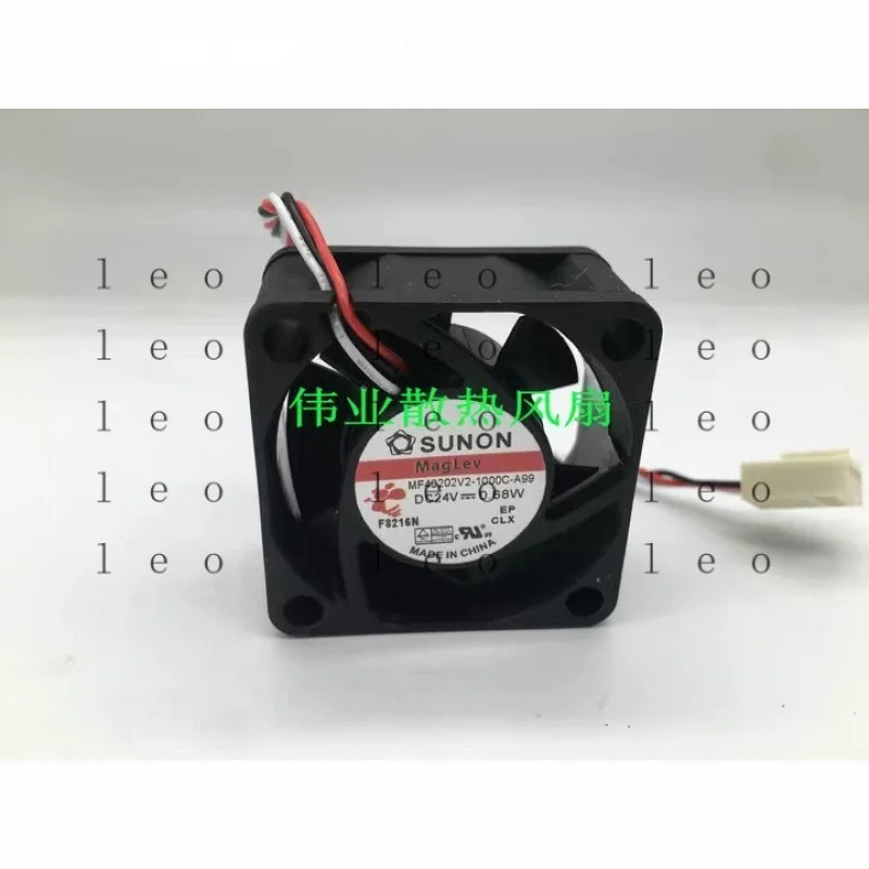 GG  for  SUNON MF40202V2-1000C-A99 24V 0.68A 4020 4CM 3-Wire Cooling Fan