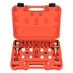 Universal A/C Leak Testing Detector Tool / Flush Fitting Adapter Kit ( Fit for 98% Vehicles ) for A/C System Repair Tool