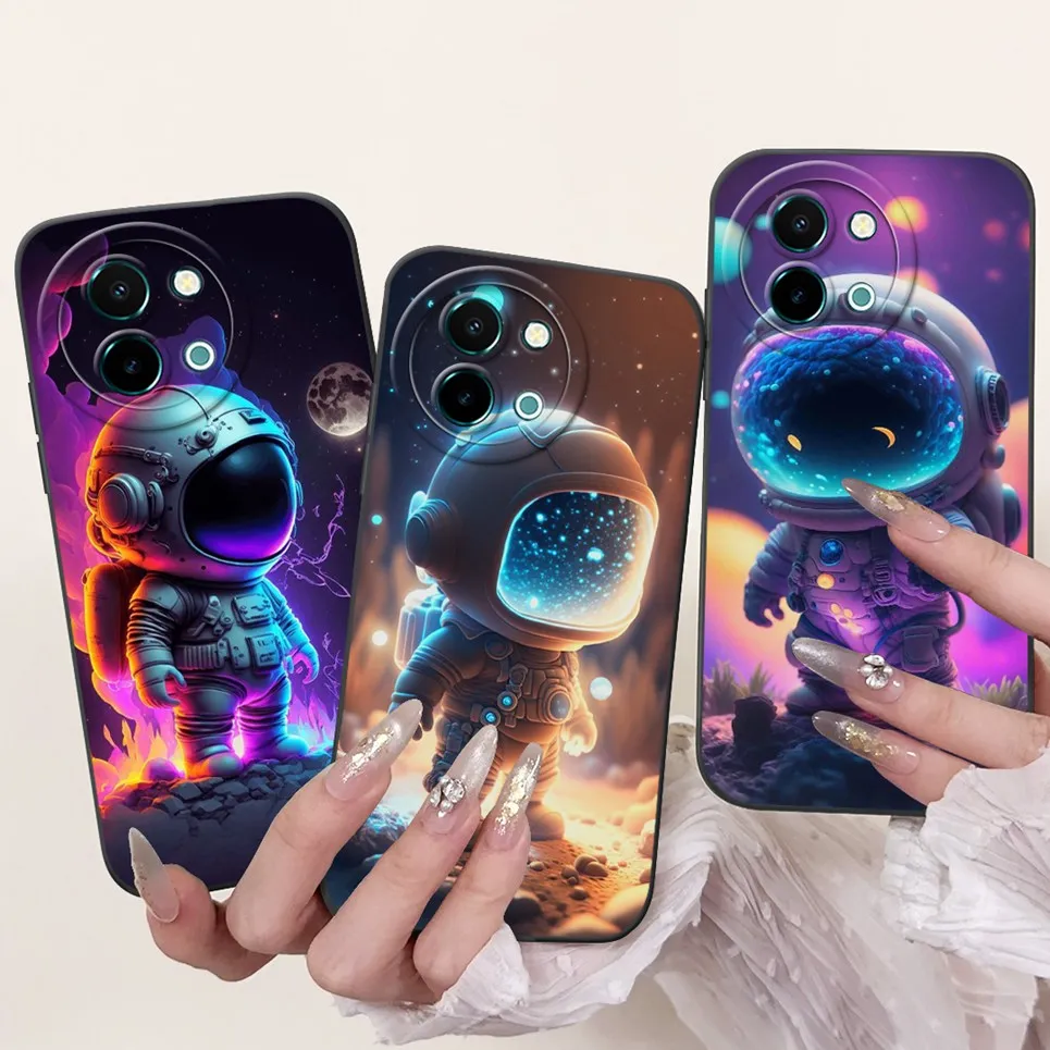 Etui do Vivo Y38 Y58 5G Cool Dragon Astronaut Panda Funda do Vivo T3x Y200i Y200t Miękka, płynna silikonowa osłona tylna Capa Coque