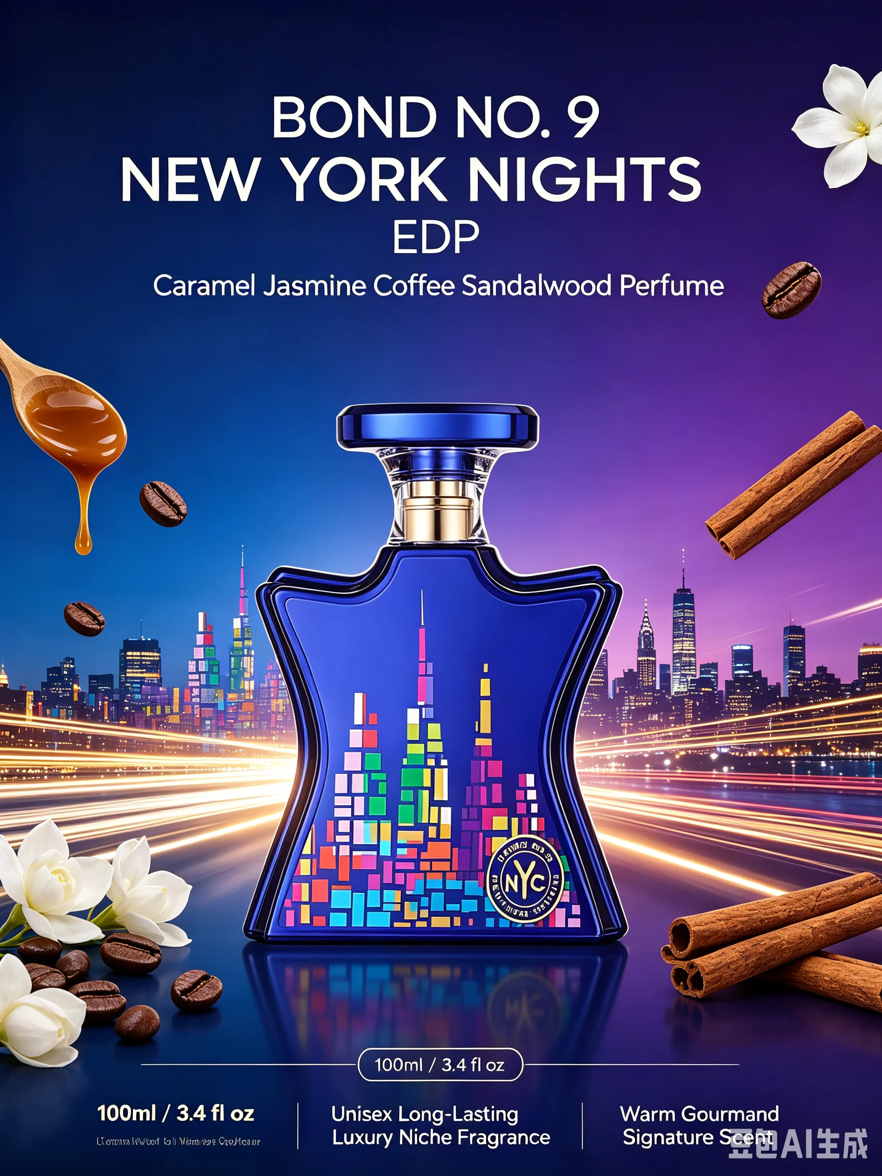 Bond No. 9 New York Nights EDP - Unisex - 100ml/3.38fl oz