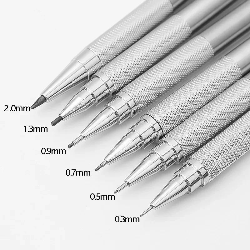 12/6/1 scatole portamatite meccanico Refill ricariche automatiche per Pencil Core 0.3/0.5/0.7/0.9/1.3/2.0mm strumenti per la scrittura del disegno