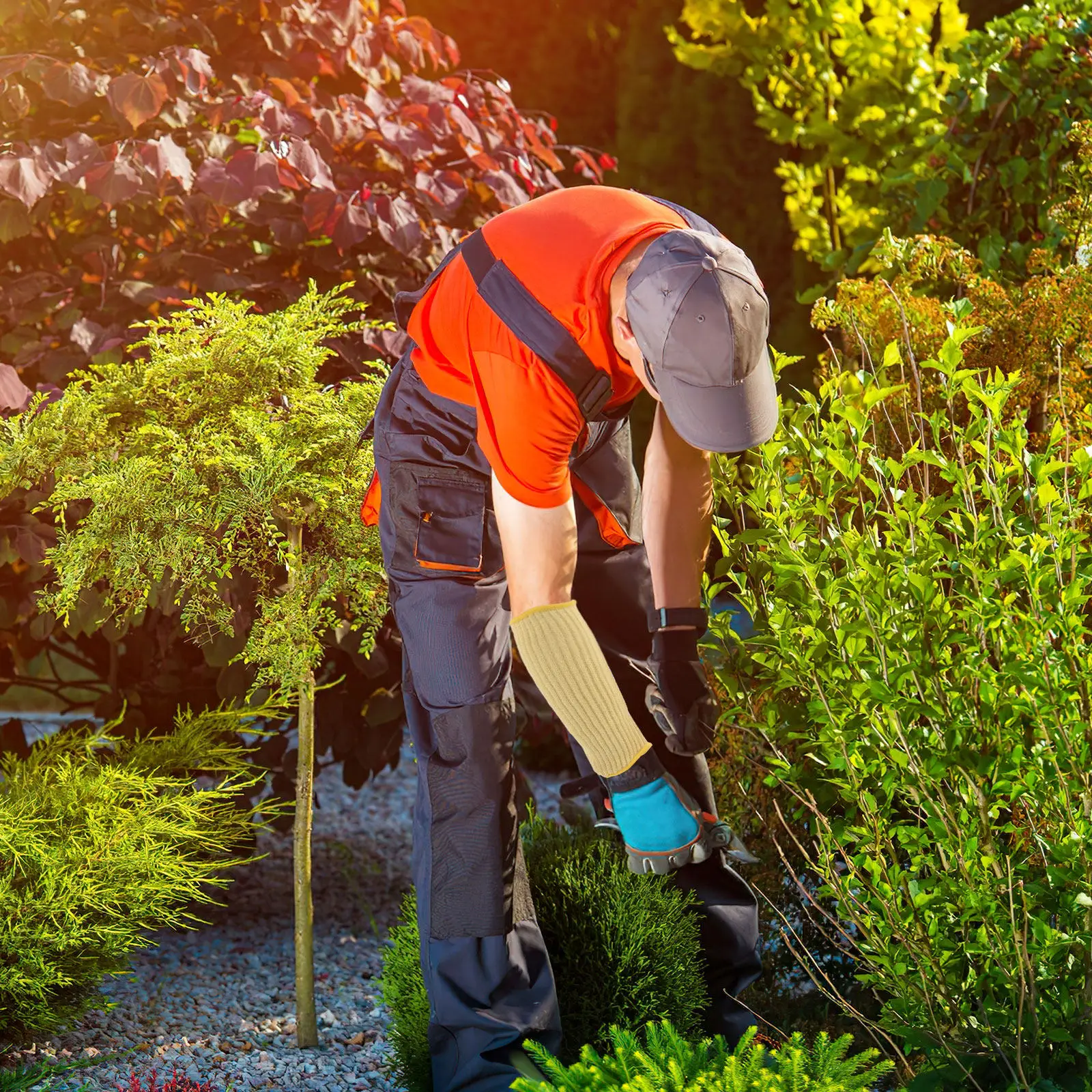 

Arm Sleeve Cut Resistant for Gardening Farming Construction Work Abrasion Proof Protective Arm Guard with Aramid Fiber